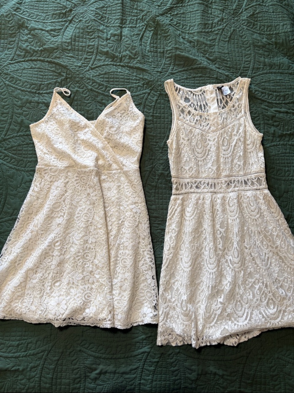 White lace mini dress bundle